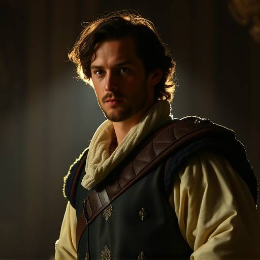 Photo de Antoine Leclerc, acteur jouant le rôle de Antoine de Valois dans 'Échos du Passé'.